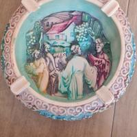 Posacenere orientale vintage in resina