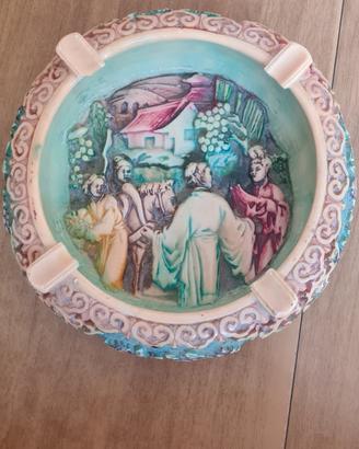 Posacenere orientale vintage in resina