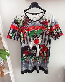 T-shirt uomo con stampa  multicolor 