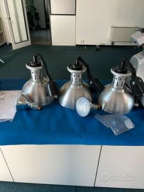 3 Lampade scalda vivande professionali