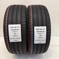 2 GOMME 205 45 17 MICHELIN A1482