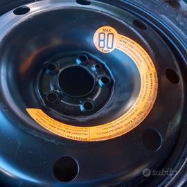 Ruotino di scorta 125 80 17 Alfa Giulia GT Radial