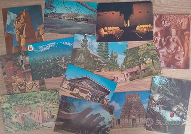 13 Cartoline d'Epoca Extra Europee Vintage Anni 60