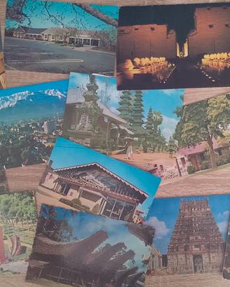 13 Cartoline d'Epoca Extra Europee Vintage Anni 60