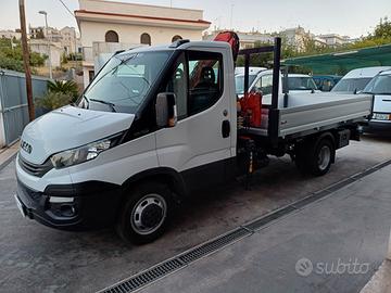 Iveco Daily 35C15 3.0"RIBALTABILE NUOVO+GRU NUOVA"