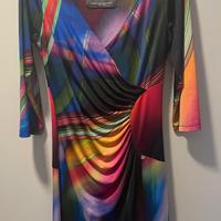 Abito multicolore Carla Montanarini taglia M