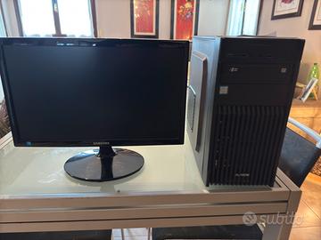 Computer assemblato + monitor