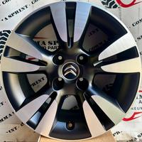 4 CERCHI IN LEGA ORIGINALI RAGGIO 16 CITROEN C3