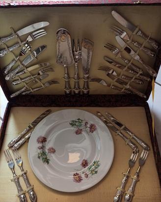 Set posate placcate argento