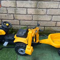 Trattore a pedali con rimorchio smoby
