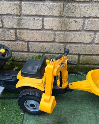 Trattore a pedali con rimorchio smoby