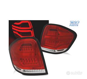 FANALI MERCEDES W164 05-08 BAR LED ROSSO CHIARO
