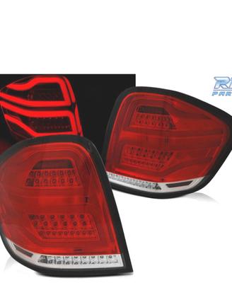 FANALI MERCEDES W164 05-08 BAR LED ROSSO CHIARO