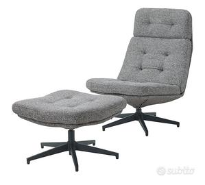 Poltrona e poggiapiedi Ikea
