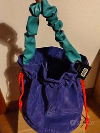 Borsa Secchiello Pinalli Viola | Dettagli Turchesi