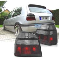 FANALI PER VOLKSWAGEN VW GOLF 3 91-97 ROSSO AFFUMI