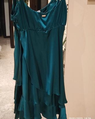 vestito Trussardi taglia 42 seta 100%