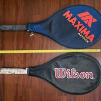 Set 2 Racchette Tennis Wilson & Maxima + 11 Palle