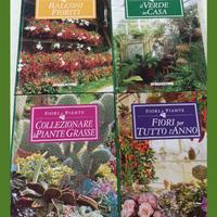 Set 4 libri “Fiori e Piante” De Agostini