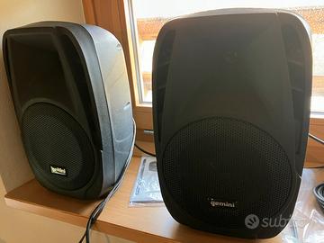 Coppia casse Gemini ES-08P e ES-08P Blu Mkii