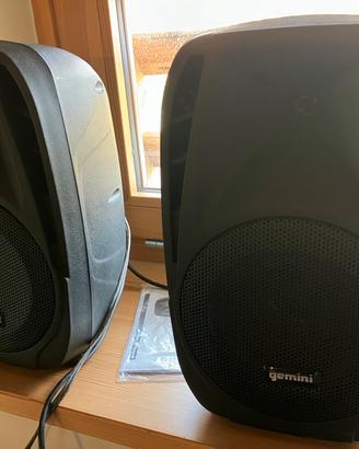 Coppia casse Gemini ES-08P e ES-08P Blu Mkii