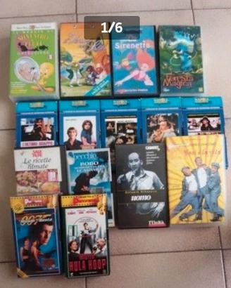 Vhs 20 pz cartoni/film/cabaret