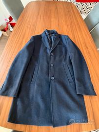 Cappotto lana BLU uomo, marca INVIDIA mod LUCA