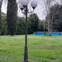 lampione giardino in ghisa 
