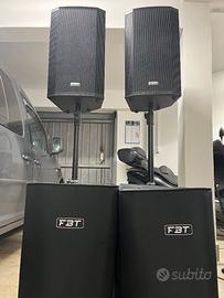 Coppia FBT VENTIS 112A + Cover originali FBT