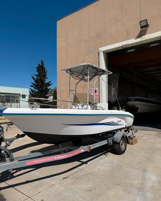 Barca Ranieri linea azzurra 5.50 MT motore 40 hp