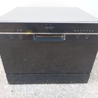 Lavastoviglie da tavolo Exquisit 6 coperti nera