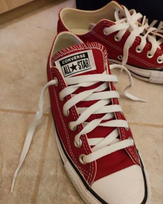 Converse All Star Tg. 37 rosse