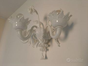 LAMPADARIO IN VETRO DI MURANO ad APPLIQUE