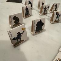 27 pedine di carta Signore degli Anelli Deagostini