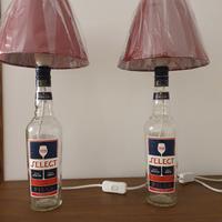coppie di lampade da tavola bottiglia