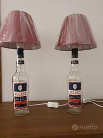 coppie di lampade da tavola bottiglia