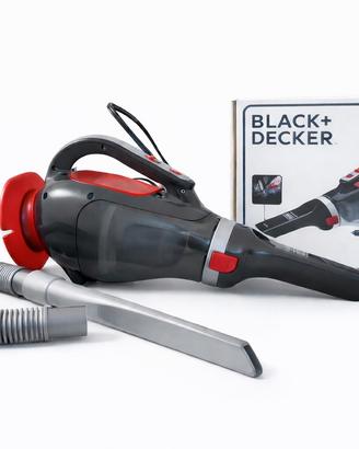 aspiratore portatile Black+Decker per pulizia auto
