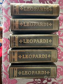 Giacomo Leopardi - Tutte le opere (5 volumi)