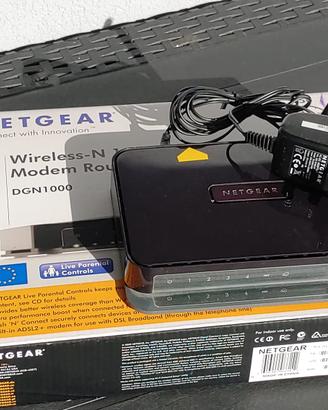 Modem Router Netgear DGN1000 Wireless-N 150 ADSL2+