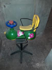 Seggiolino girevole taglia capelli per bambini