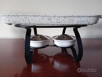 piastra in ceramica scalda/cuoci vivande 