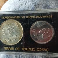 Monete commemorative indipendenza Brasile