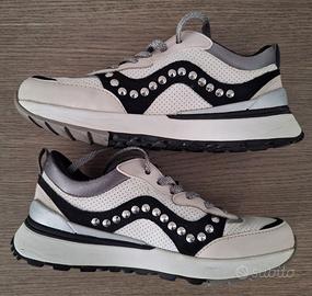 Skechers Donna bianco / inserti neri n. 36 Air Coo