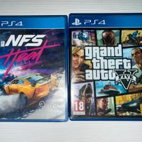 Need for Spead Heat + Gta 5 PS4