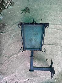 Lampioni in ferro  da muro