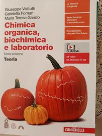 libro chimica organica, biochimica e laboratorio 