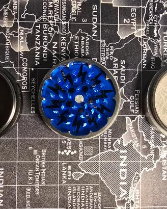 grinder Thorinder 62mm Blu  Ø prezzo  50% setaccio