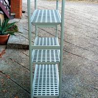 Scaffale in alluminio per alimenti