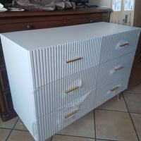 Comò / Cassettiera moderna bianca – NUOVA