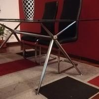 tavolo Chateau d'Ax in vetro